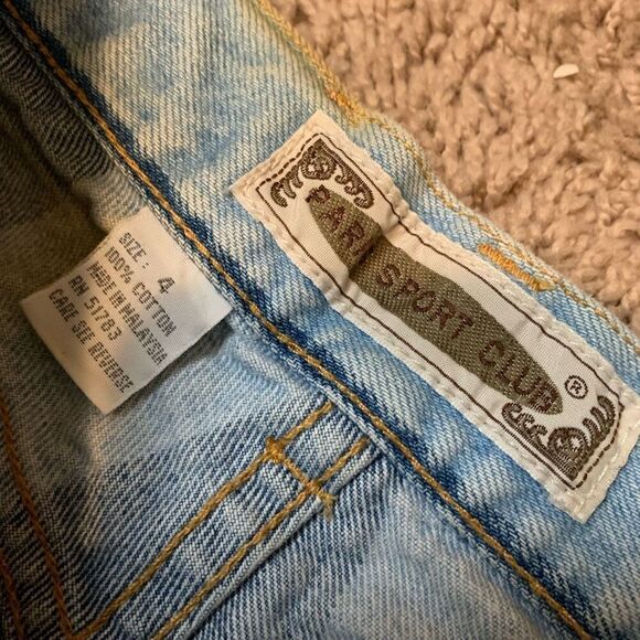 Vintage Paris Sports Slim Straight Jeans 23” Stripe High Rise Tapered - Picture 4 of 10